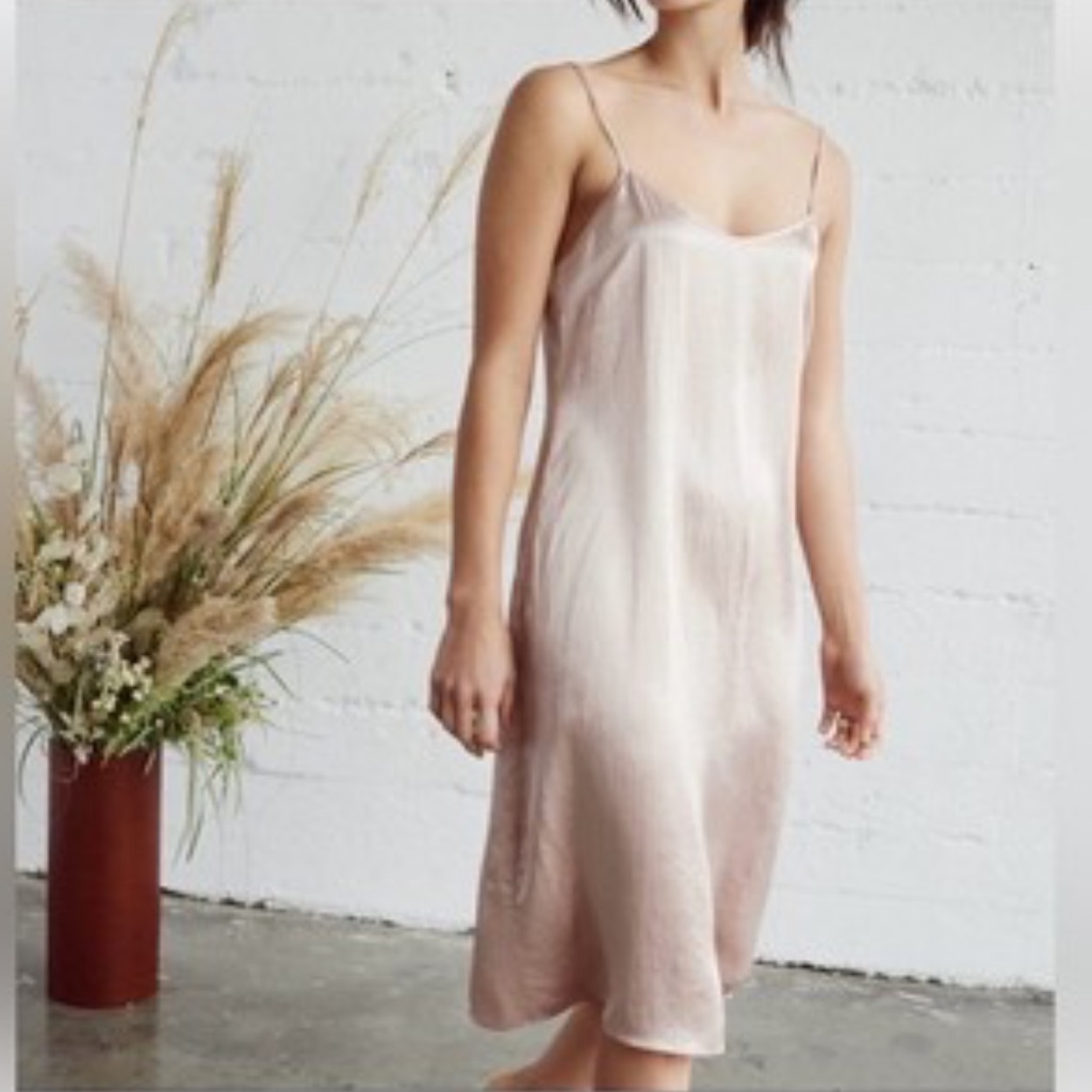 Jenni Kayne Silk Blush Pink Dress Size Xs
